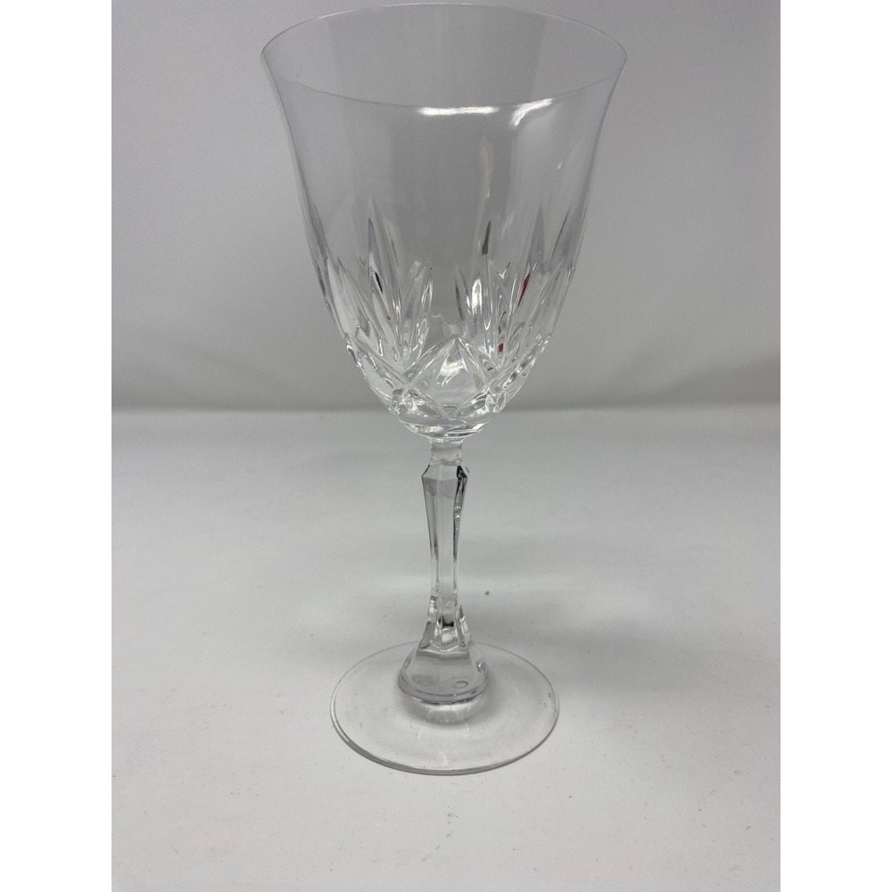 Crystal D'Adriana Countess Water‎ Goblet 7 1/4" Cut Crystal Faceted Stem
